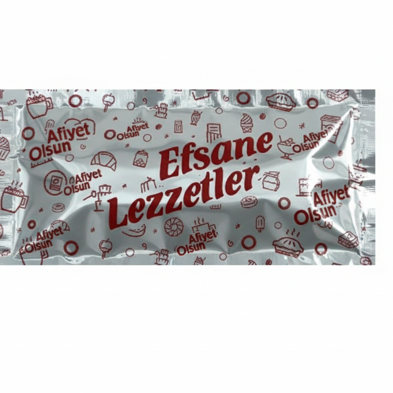 Efsane Lezzetler Baskılı Kolonyalı Mendil