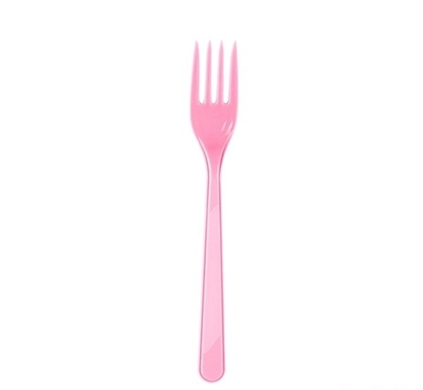 Çatal Plastik Pembe