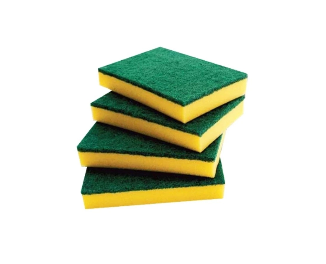 sünger endüstriyel 4’lü 1 paket